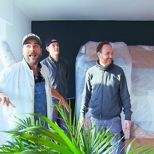 Dekoprofi Eric Schroth erleidet einen kleinen Schreck