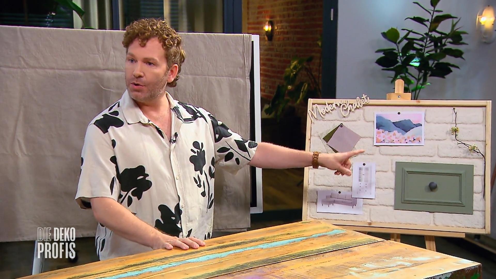 Im Deko-Loft stellt Thomas Klotz sein Konzept vor