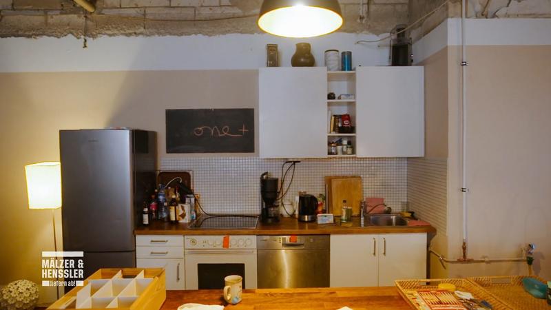 Die Küche der Jungs ist eher minimalistisch