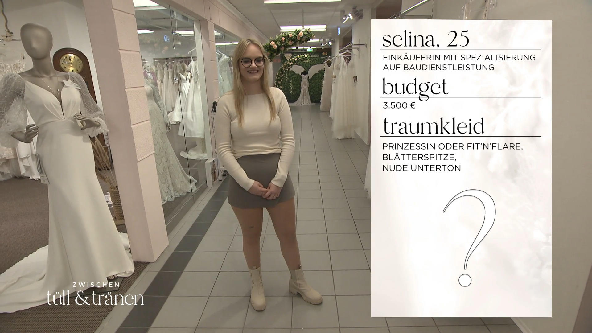 Diese Braut entscheidet sich schnell um