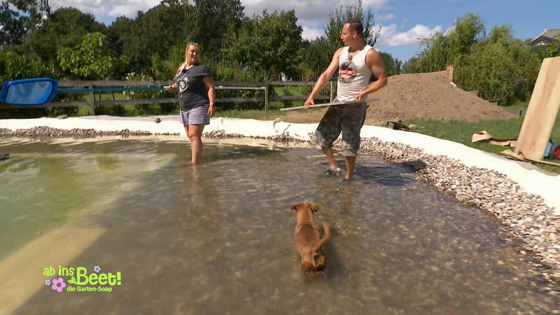Die erste Teicherfahrung für Enno und Katja