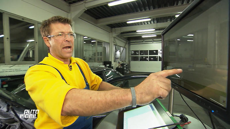 Der BMW muss ausgelesen werden
