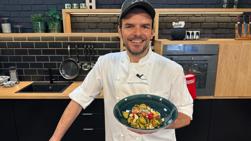Hensslers schneller Avocado-Tomaten-Feta-Salat