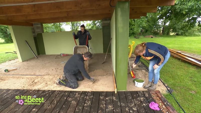 Endspurt für das Badehäuschen in Friesland