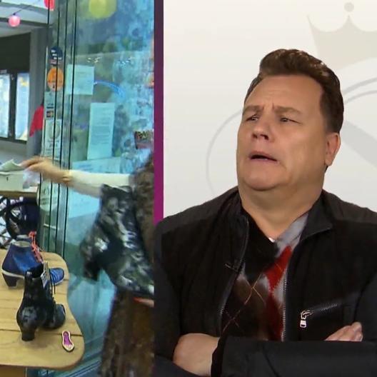 Stardesigner Guido Maria Kretschmer kann bei diesen Schuhe kaum hinschauen