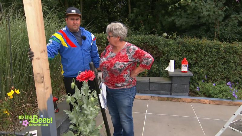 Dreamteam im Einsatz für die neue Pergola