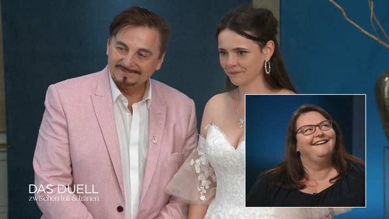 Schon beim ersten Kleid weckt Uwe Nadines Emotionen