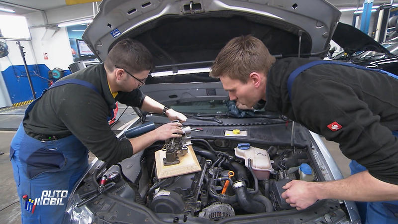 Die Autodoktoren untersuchen den Passat