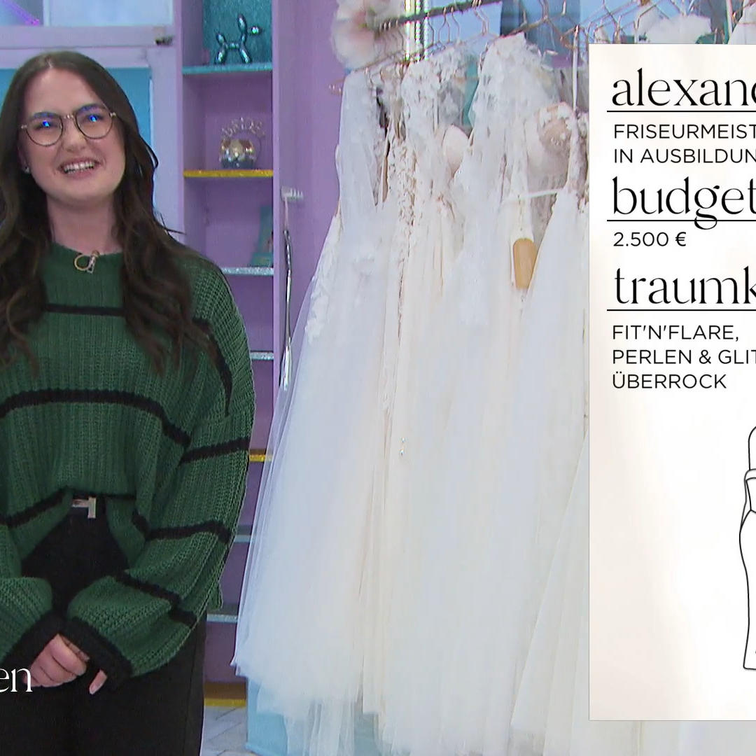 Finden Jana Schmitter und Alexandra das perfekte Kleid?