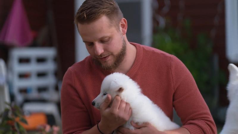 Welpe Dutch zieht bei Laura und Peter ein