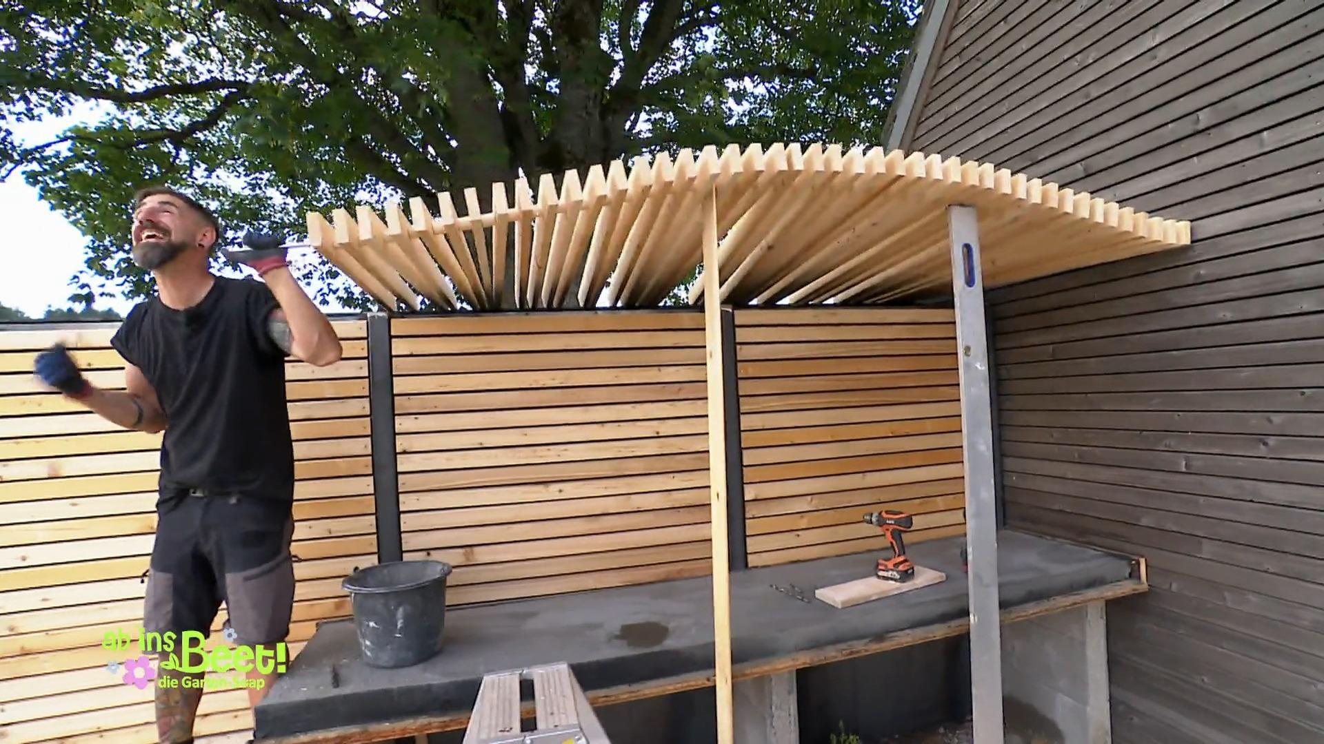 Neue Pergola wird zum Blickfang