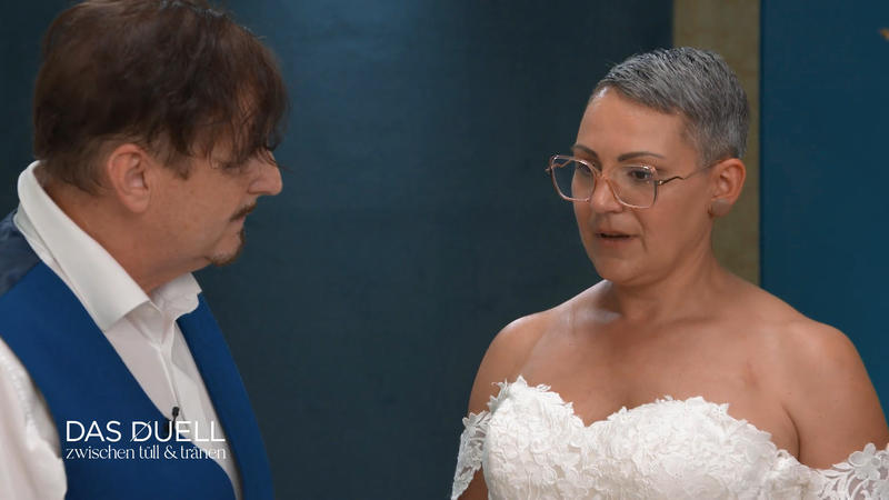 Braut Yvonne findet keine Worte