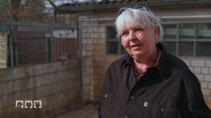 Perdita Lübbe-Scheuermann lernt Bandit kennen