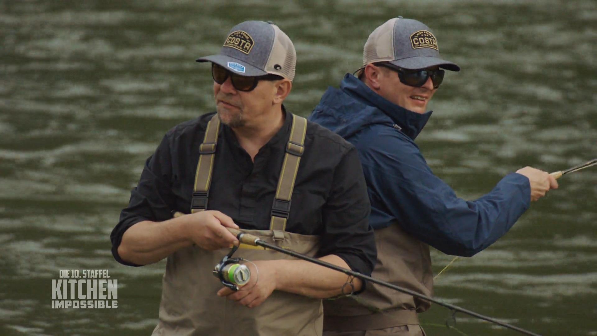 Tim und Martin versuchen sich als Fischers Fritze