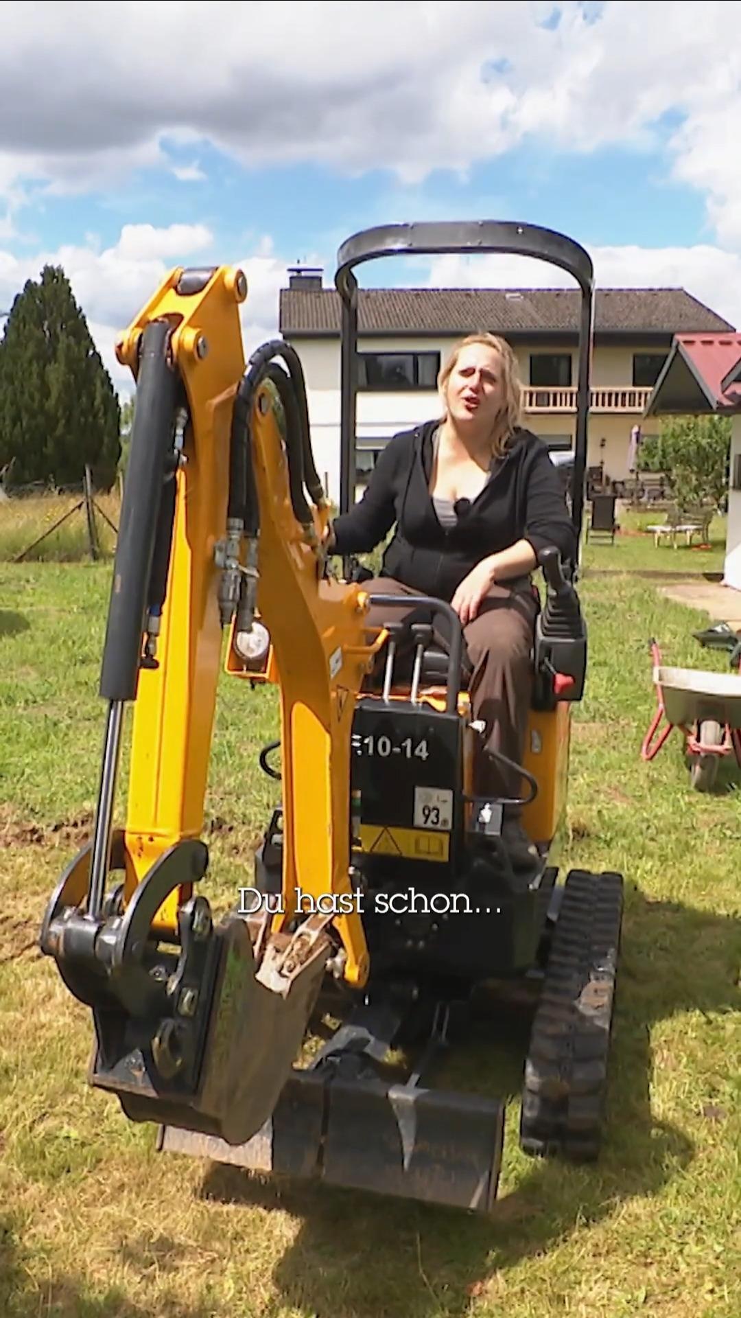 Die Challenge - Bagger gegen Spaten