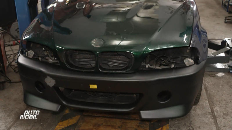Die Tuningprofis werkeln am BMW E46