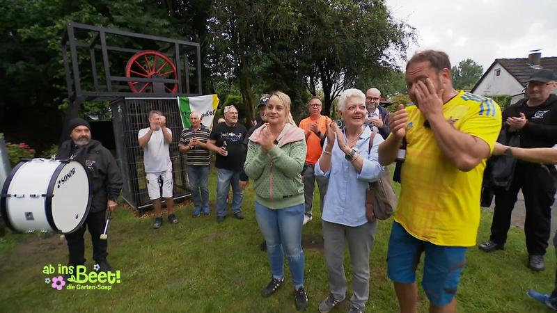 Gänsehautmoment und Tränen im Kleingartenverein