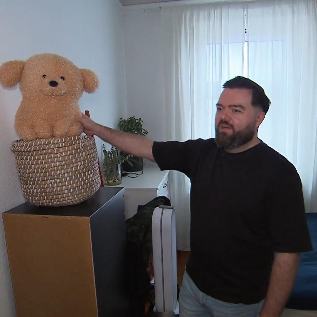 Pelzi hat einen pelzigen Glücksbringer