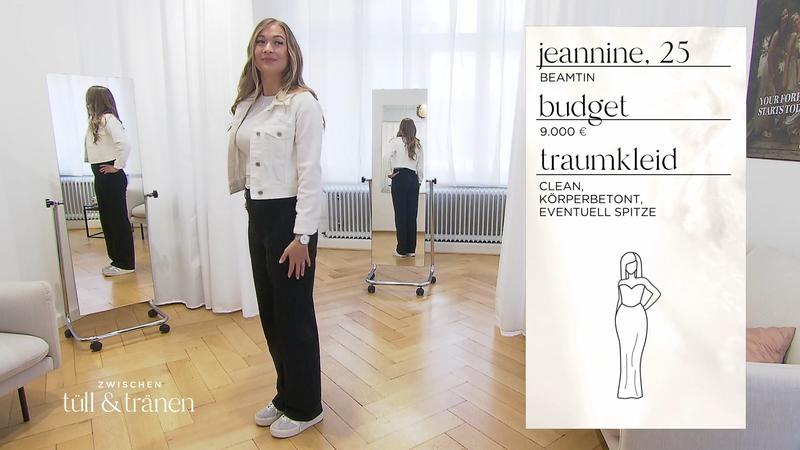 Jeannine gönnt sich ein Kleid der Extraklasse