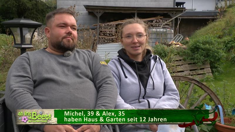 Alex & Michel bauen Sichtschutz