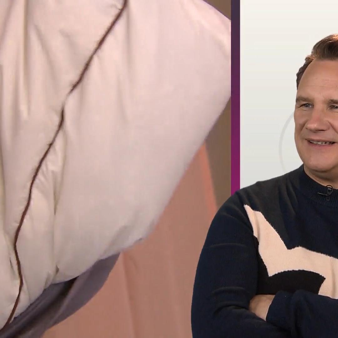 Priska präsentiert ihren Bettwäsche-Look