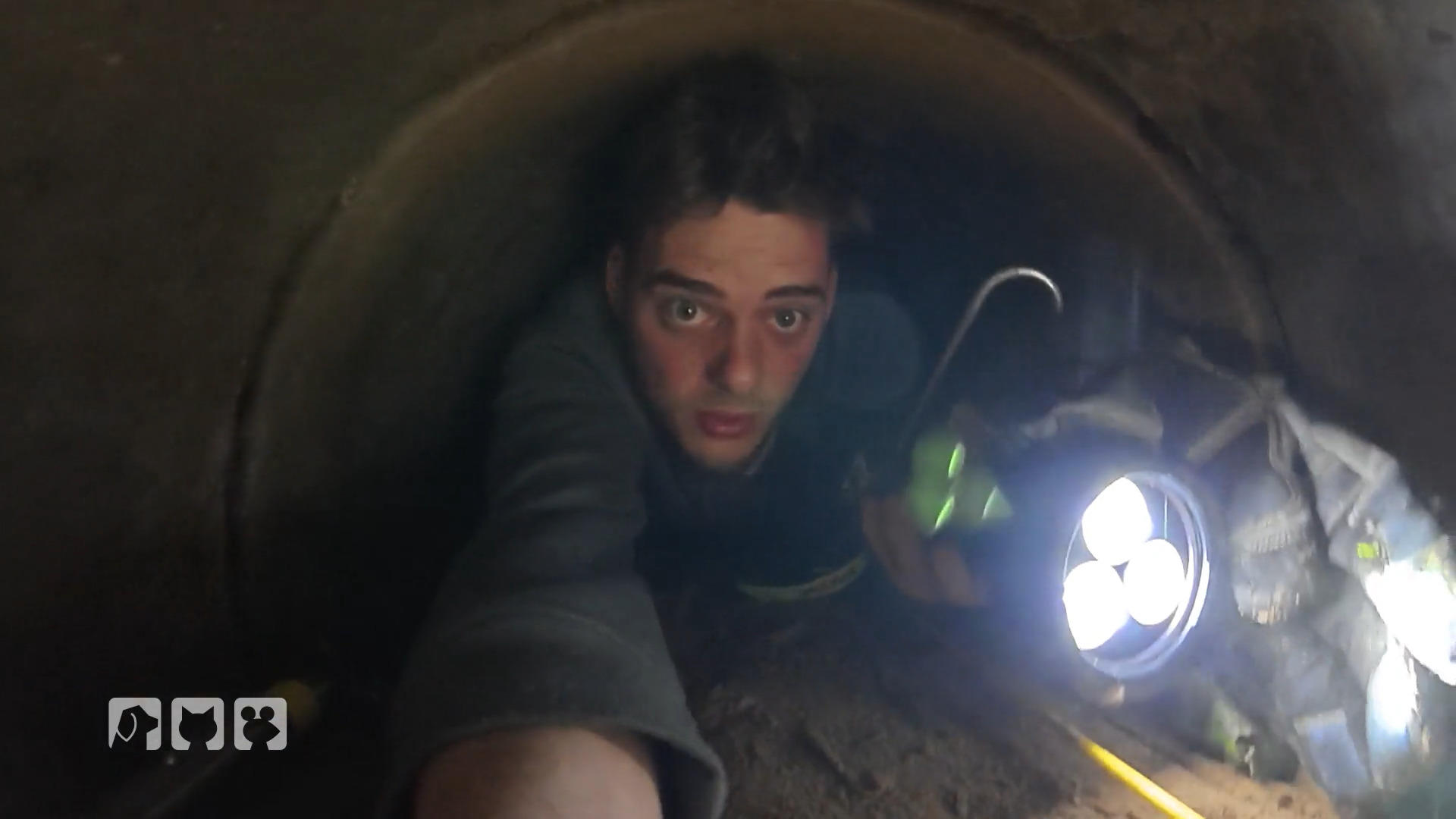 Tierretter Dustin begibt sich selbst in das enge Gefängnis