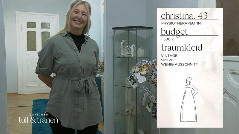Braut Christina mag es verspielt
