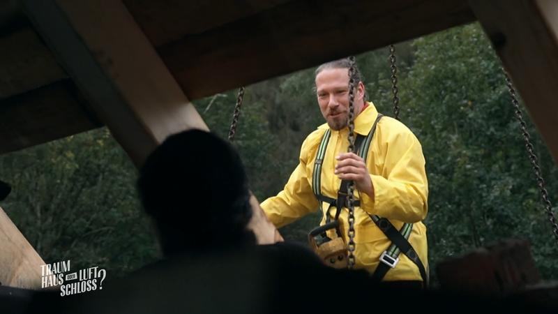 Chris trotzt dem Regen