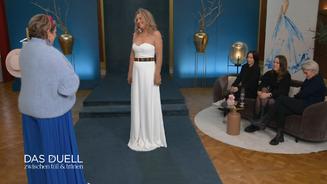 Das Duell - Zwischen Tüll und Tränen: Beim Gedanken an ein Brautkleid kommen Claudia die Tränen