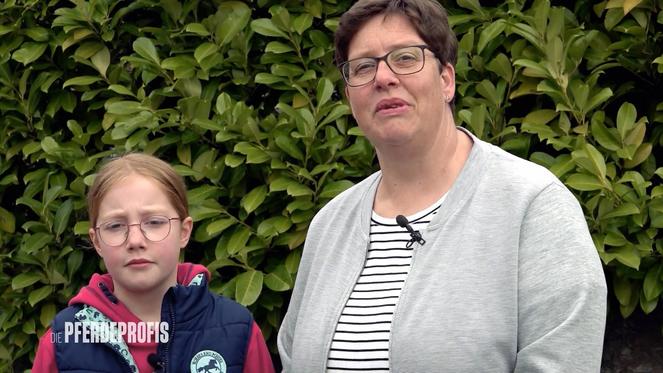Pferdeprofi Jenny muss behutsam sein 