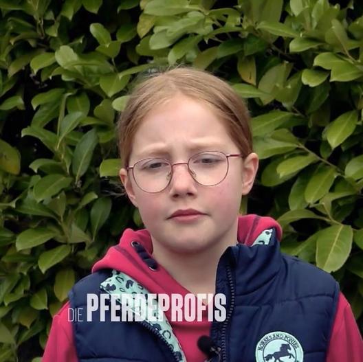Pferdeprofi Jenny muss behutsam sein 