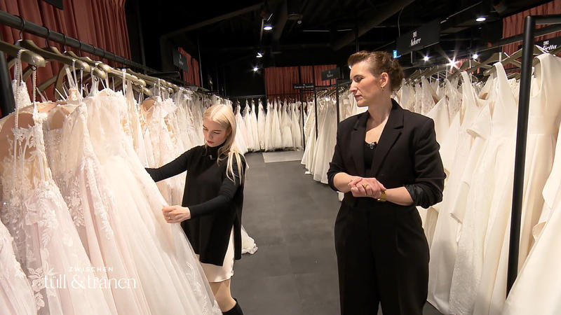 Braut Svea hat bisher nur ein Kleid in der Vorauswahl