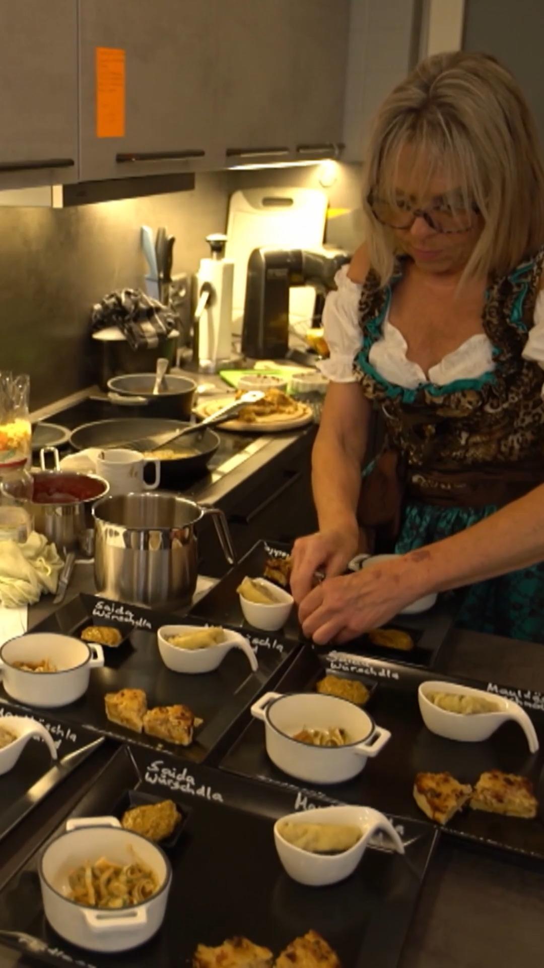 Babs serviert echte schwäbische Hausmannskost