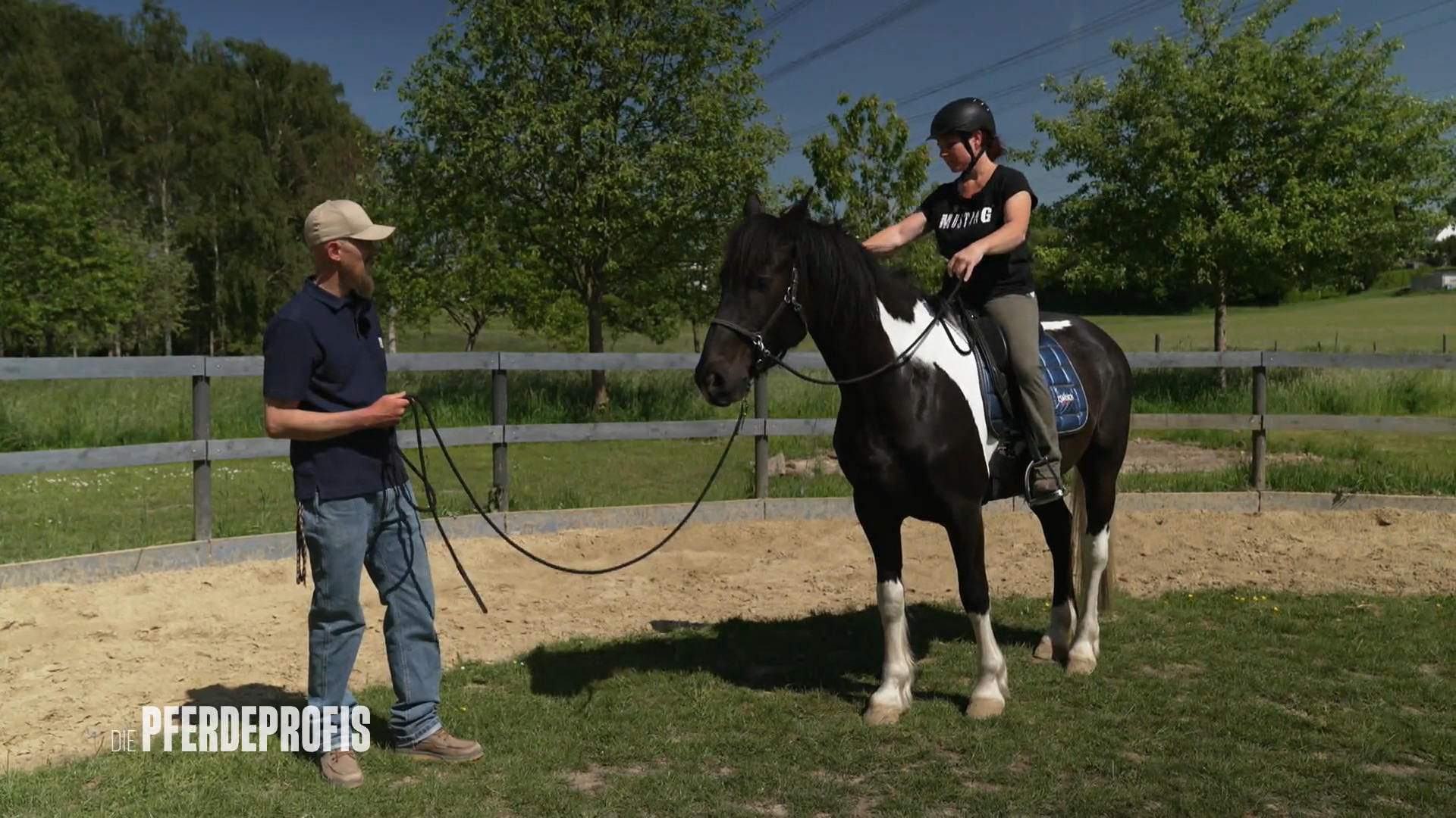 Timmy macht sich super als Reitpferd