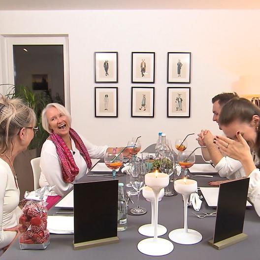 Wollen die Gäste etwa Thomas mit Anja verkuppeln?