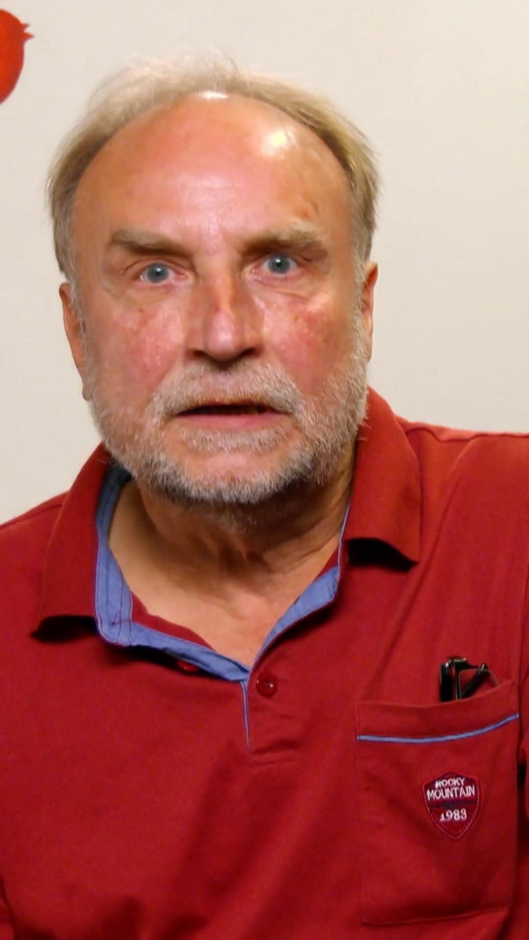 "Man sieht jemanden und sagt Wow!"