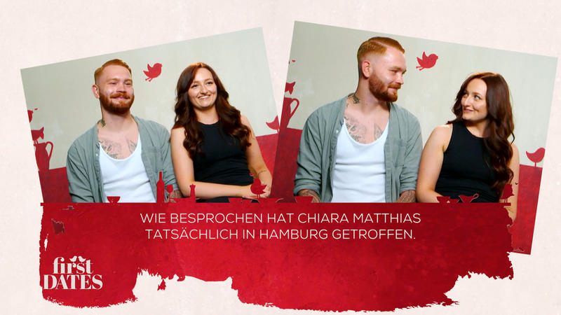 Bei Chiara und Matthias kam es zum zweiten Date