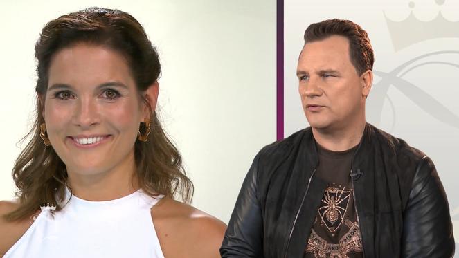 Braune Schuhe! Hat Bernice damit den All White-Look erfüllt?