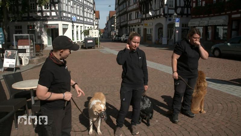 Deeskalationstraining in der Fußgängerzone