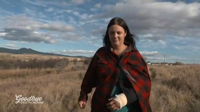 Sabrina tritt ein Pferd