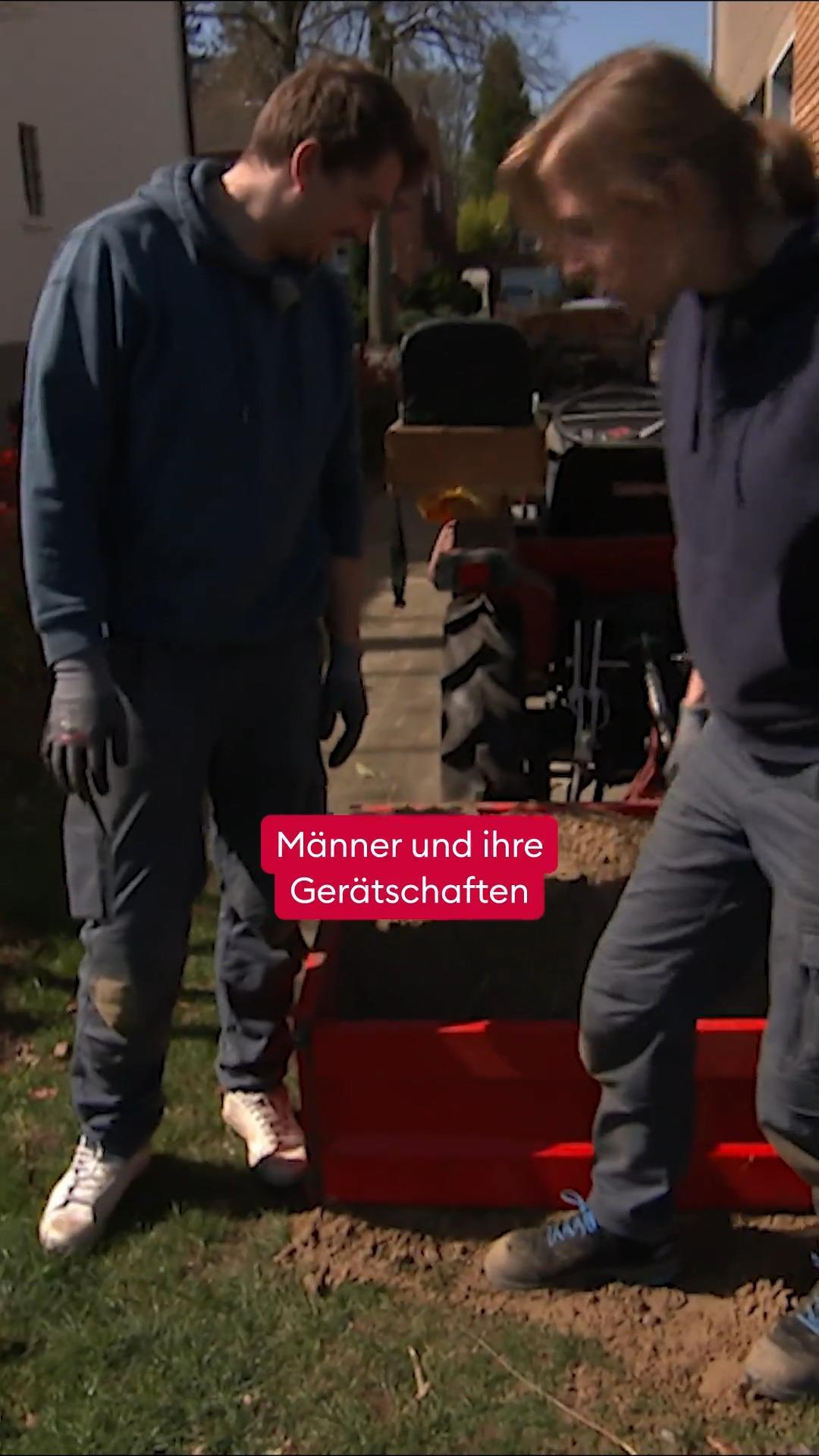 Männer und ihre Gerätschaffen