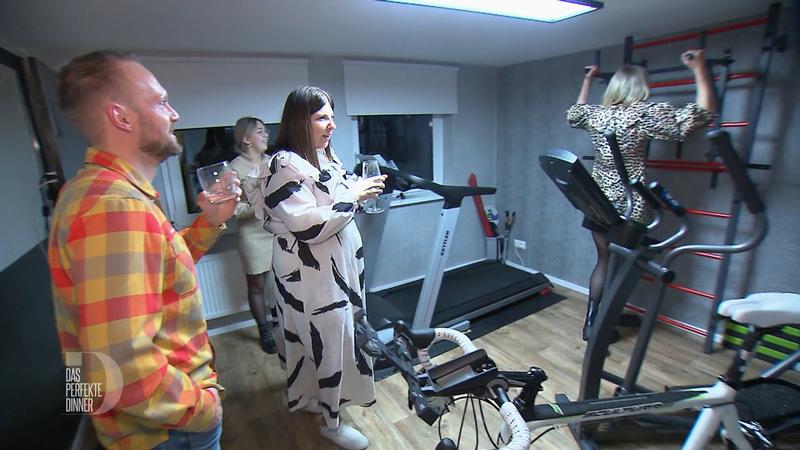 Franks Gäste machen sich fit fürs Menü