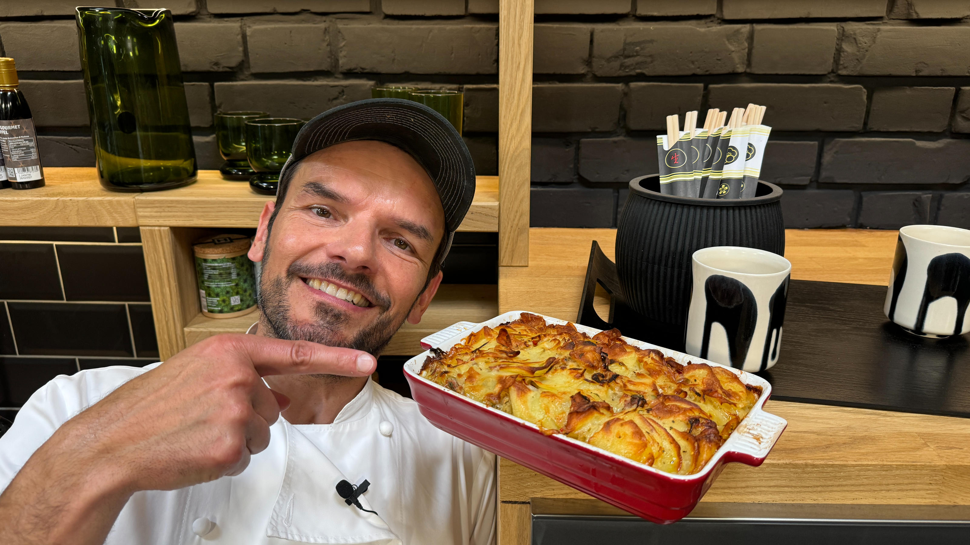 Knuspriges Kartoffel-Speck-Gratin