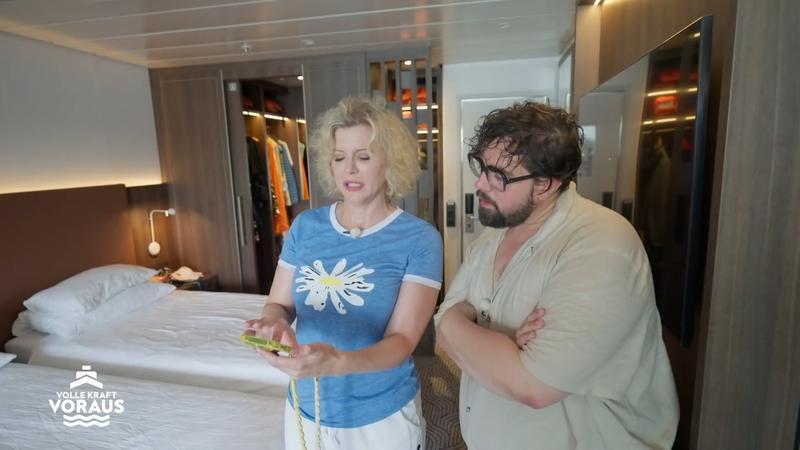 Eva Habermann und Steven Preisner auf hoher See