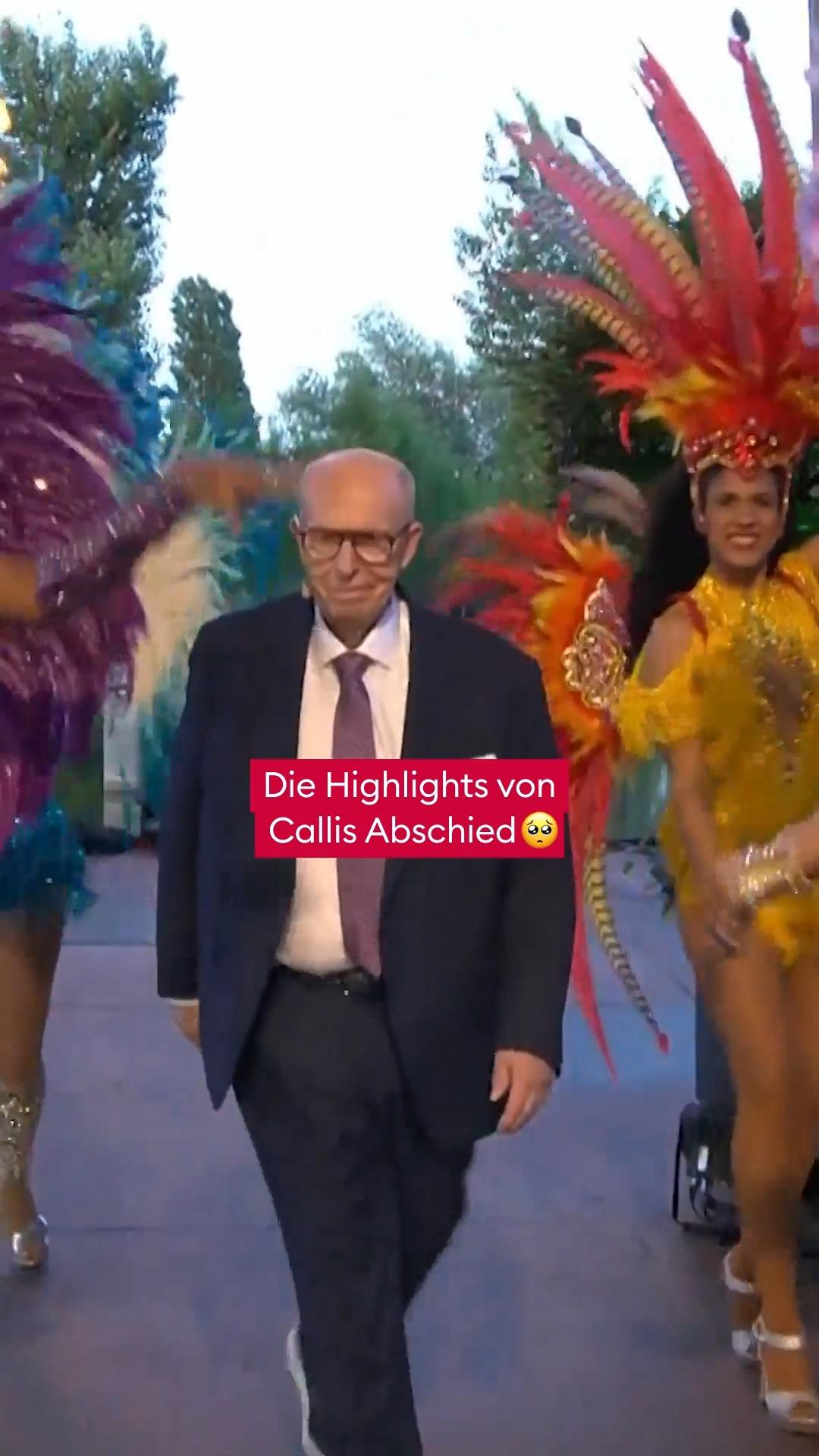 Die schönsten Bilder von Callis Abschied