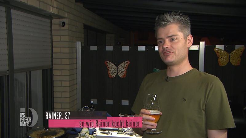 Rainer punktet unter freiem Himmel