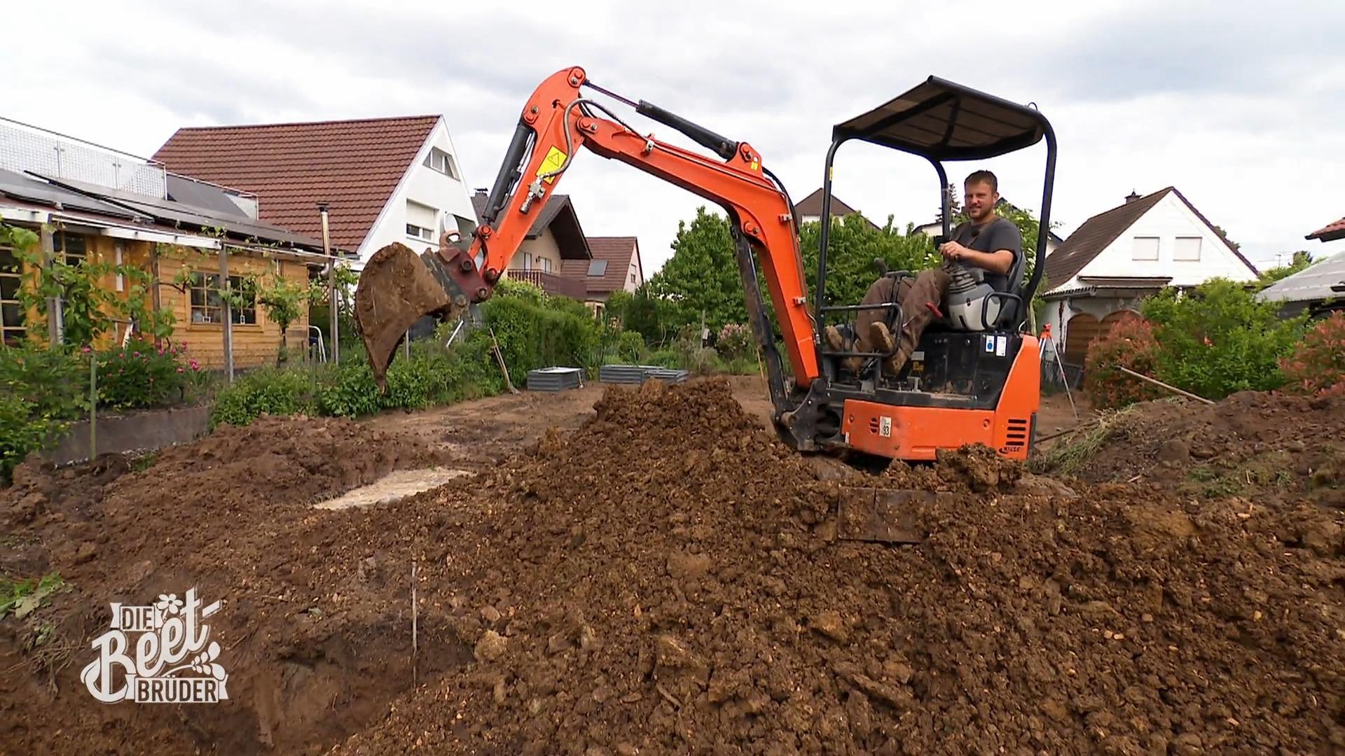 Voller Einsatz auf der Baustelle
