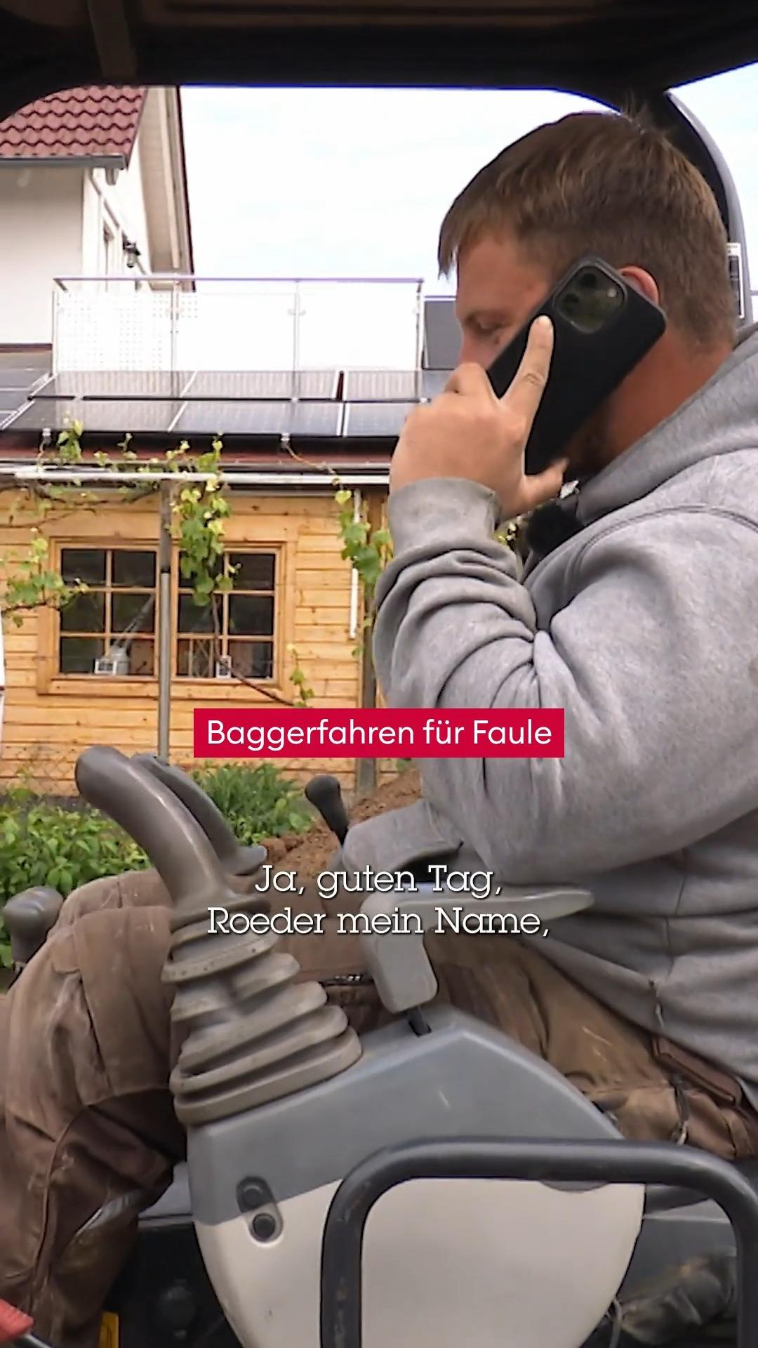 Baggerfahren für Faule