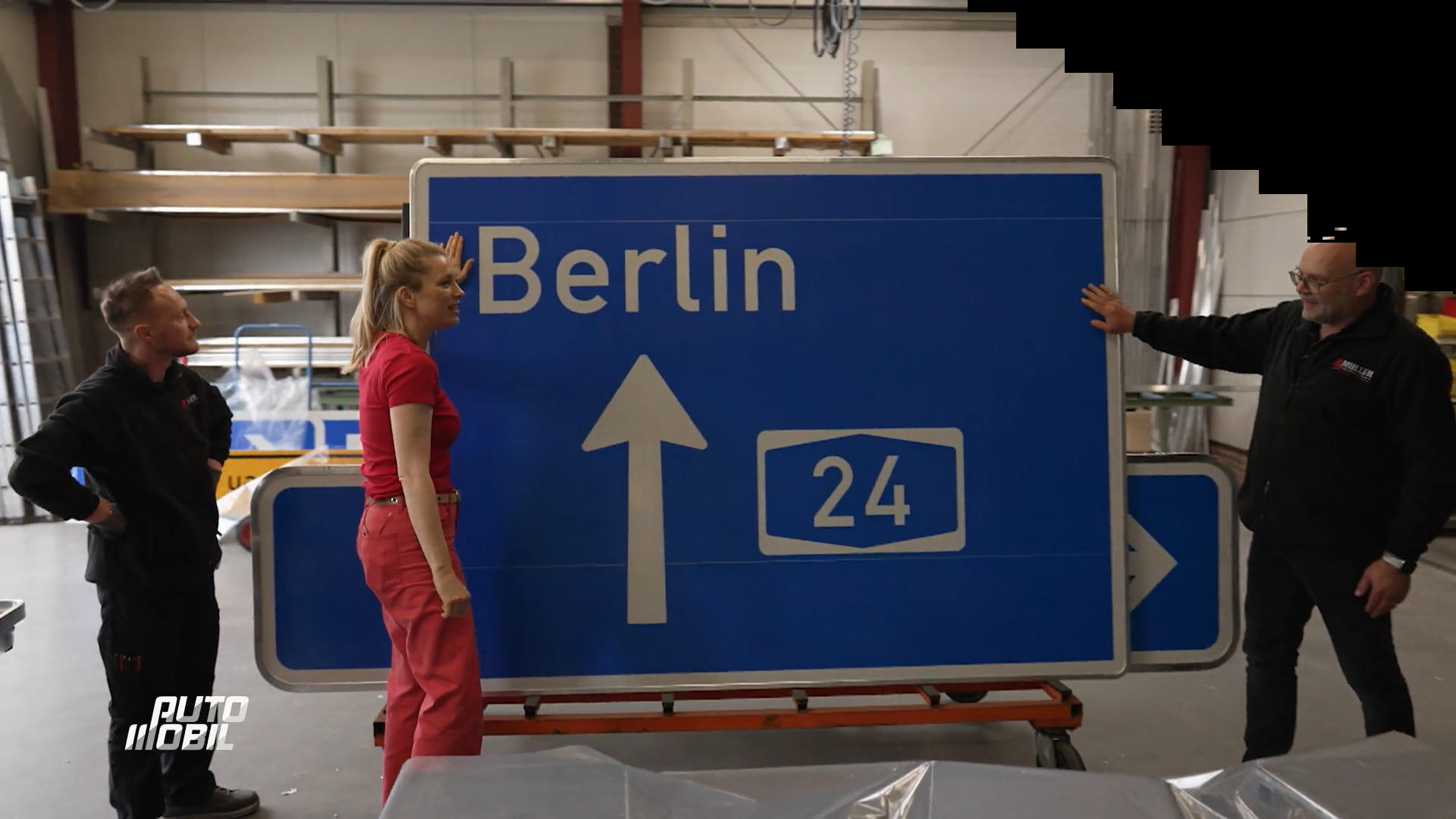 Wie entstehen Autobahnschilder? Anni forscht nach