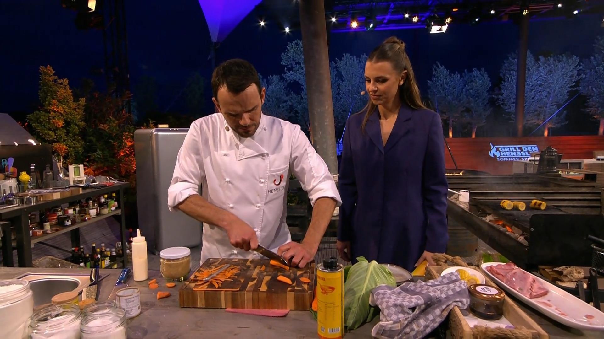 So hat sie Calvin Kleinen zu "Grill den Henssler" überredet